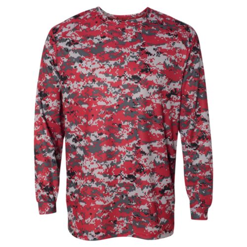Men's Digital Camo Long Sleeve T-Shirt Thumbnail