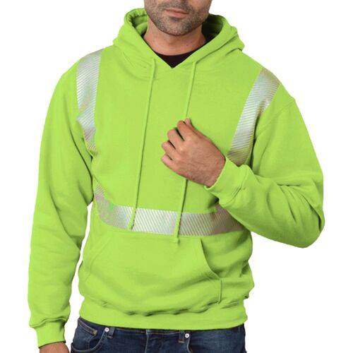 Unisex USA-Made High Visibility Hooded Sweatshirt Thumbnail