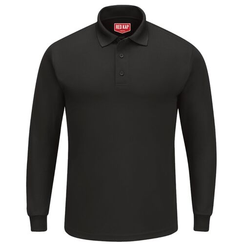 Men's Long Sleeve Performance Knit Polo Thumbnail