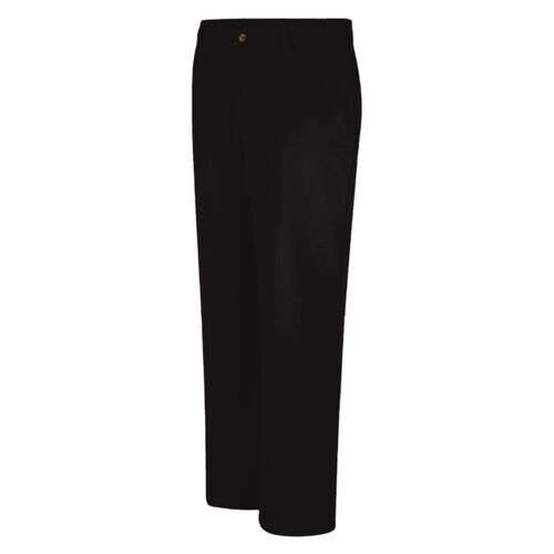 Women's Extended Sizes Plain Front Cotton Pants Thumbnail