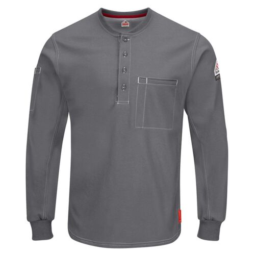 Men's Tall iQ Series® Plus Long Sleeve Henley Thumbnail