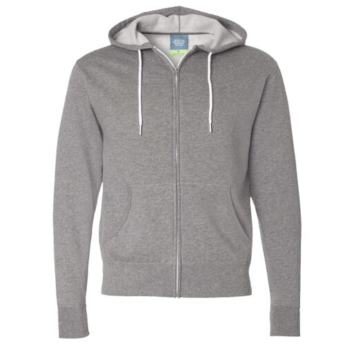 Lightweight Full-Zip Hooded Sweatshirt Thumbnail