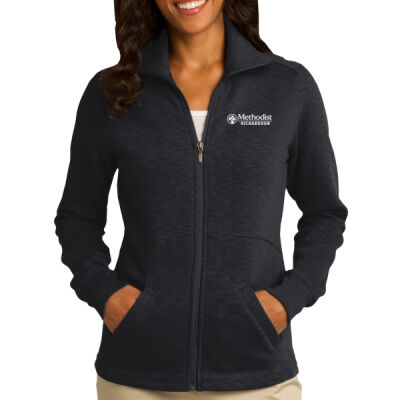 Ladies Slub Fleece Full Zip Jacket Thumbnail