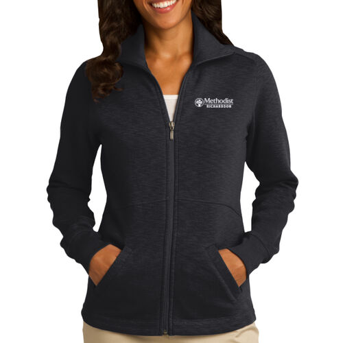 Ladies Slub Fleece Full Zip Jacket Thumbnail